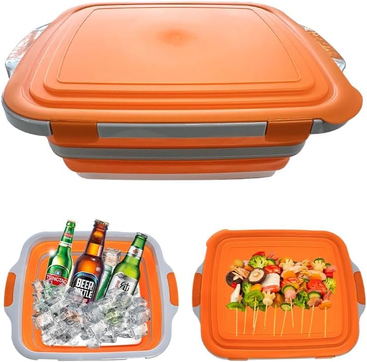 Meal Prep Menu - 3'ü 1 Arada Katlanabilir Barbekü Hazırlık