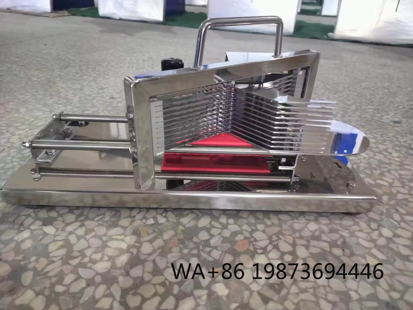 Onion Holder Slicer - Paslanmaz Çelik Manuel Domates Dilimleyici, Çok