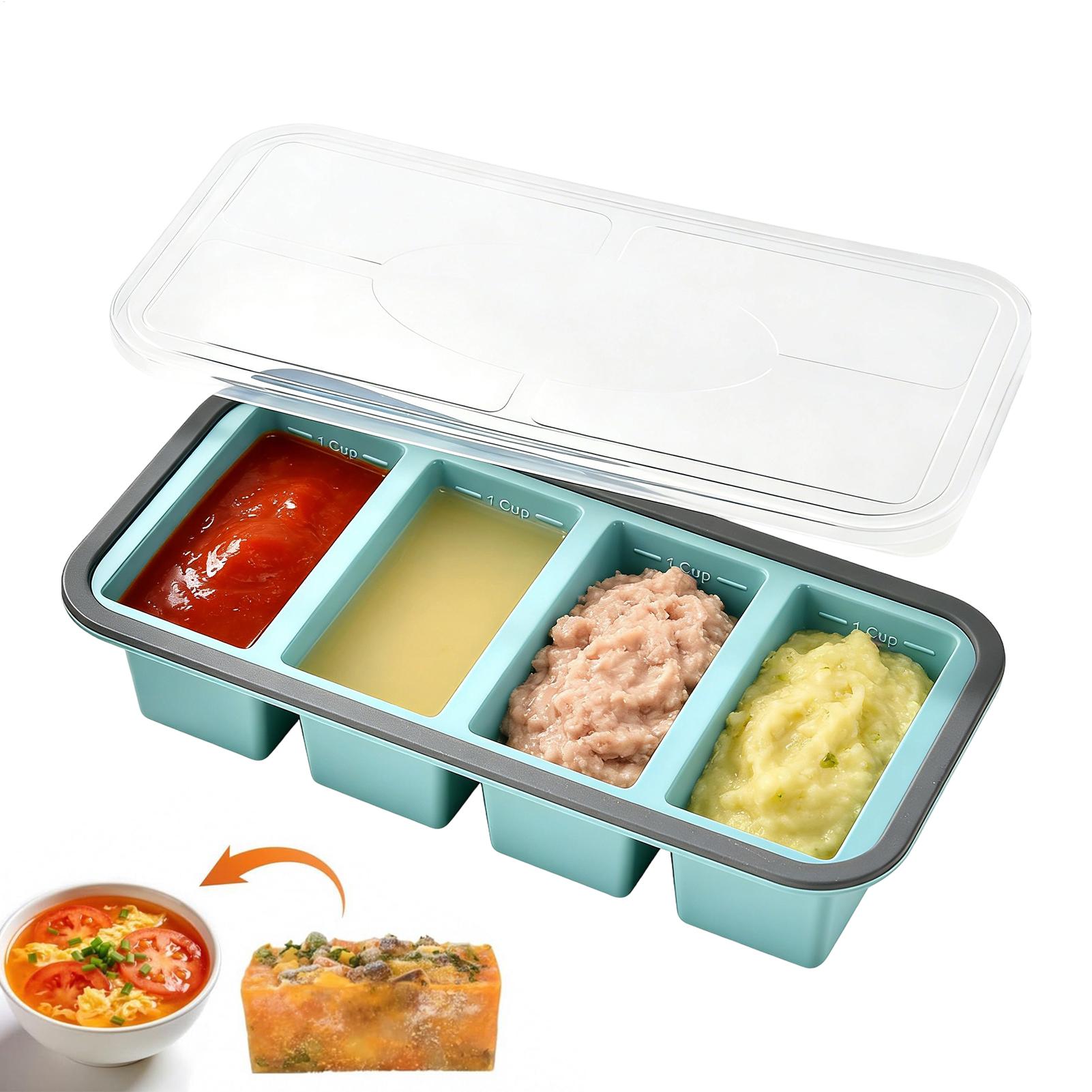 Silikon Buz Kalıbı Kapaklı Sak - Meal Prep Menu incelemesi ve fiyatı