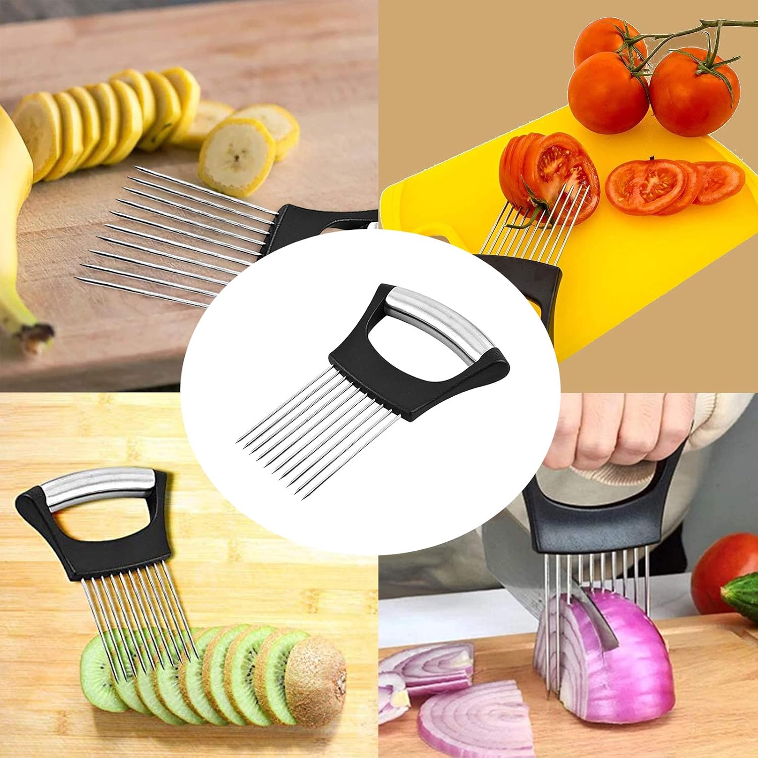 Paslanmaz Çelik Soğan Dilimlem - Onion Holder Slicer incelemesi ve fiyatı