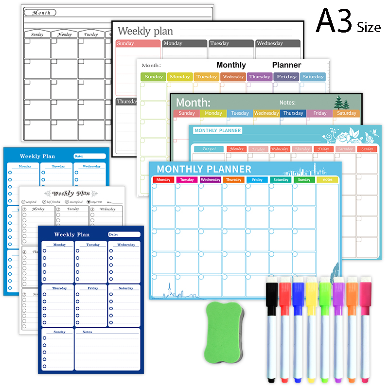 Manyetik Haftalık Aylık Planla - Meal Prep Planner incelemesi ve fiyatı