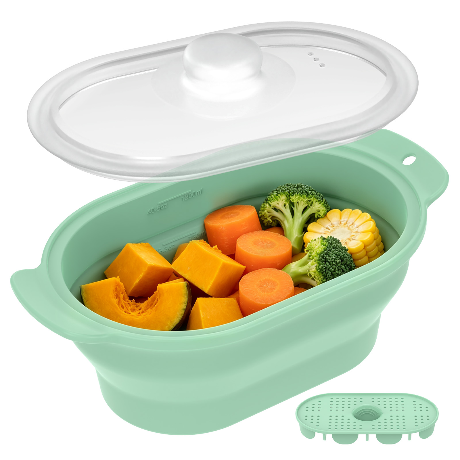 Silikon Mikrodalga Sebze Buhar - Meal Prep Frozen Vegetables incelemesi ve fiyatı
