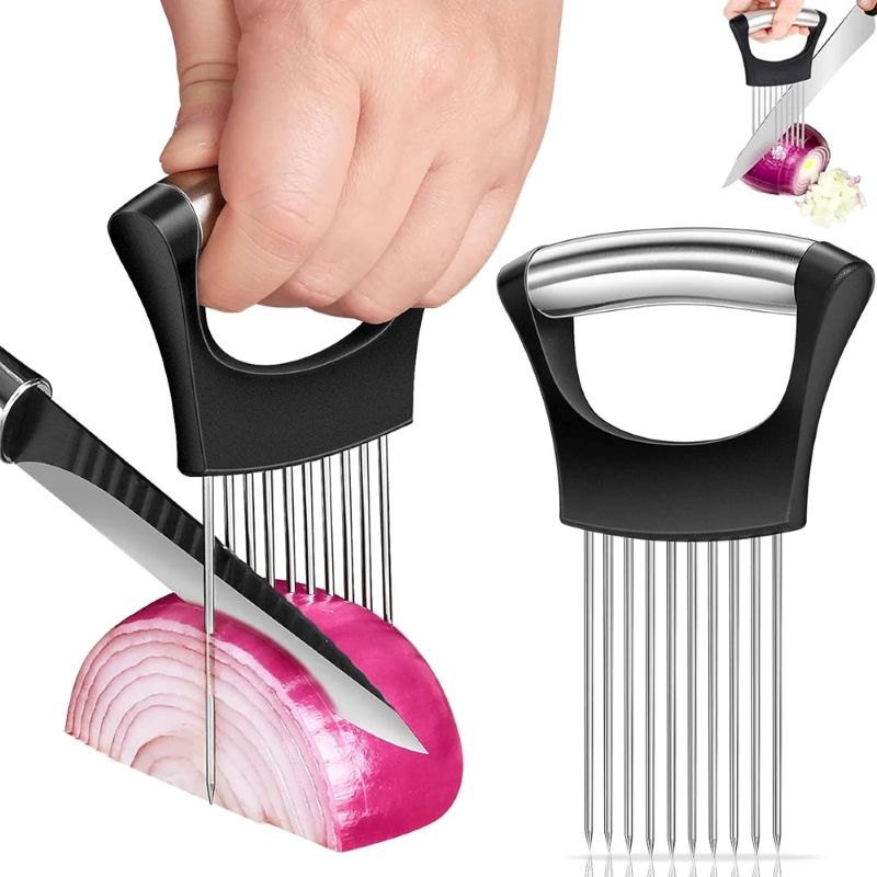 Paslanmaz Çelik Soğan Kesici T - Onion Holder Slicer incelemesi ve fiyatı