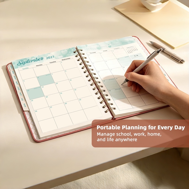 A5 PU Deri 2027 Haftalık Aylık - Meal Prep Planner incelemesi ve fiyatı