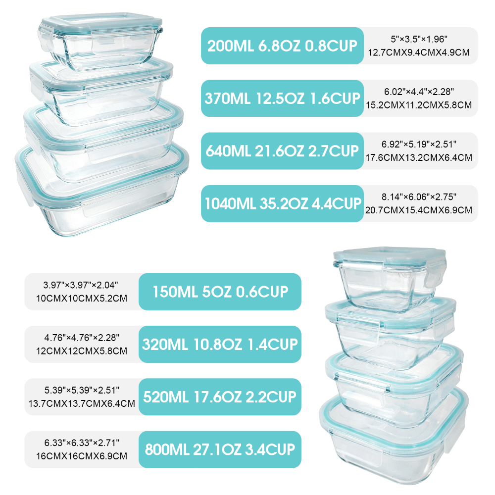 Cam Gıda Saklama Kapları Moder - Meal Prep Oven Safe Containers incelemesi ve fiyatı