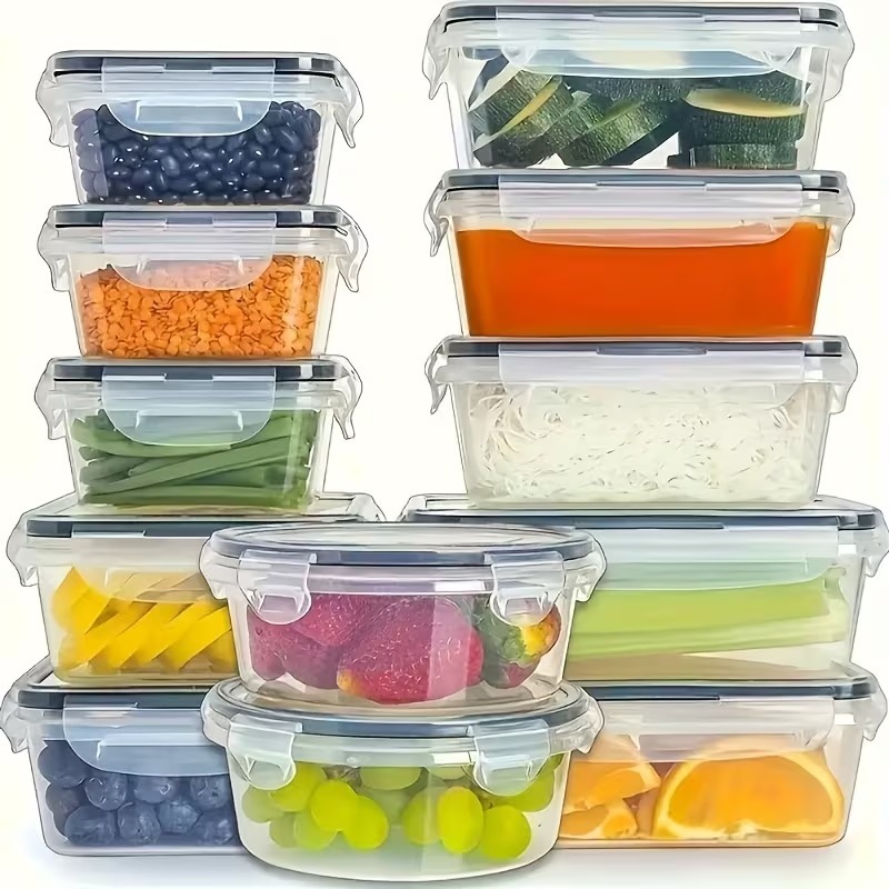 4 Parçalı Şeffaf Gıda Saklama  - Meal Prep Tupperware incelemesi ve fiyatı