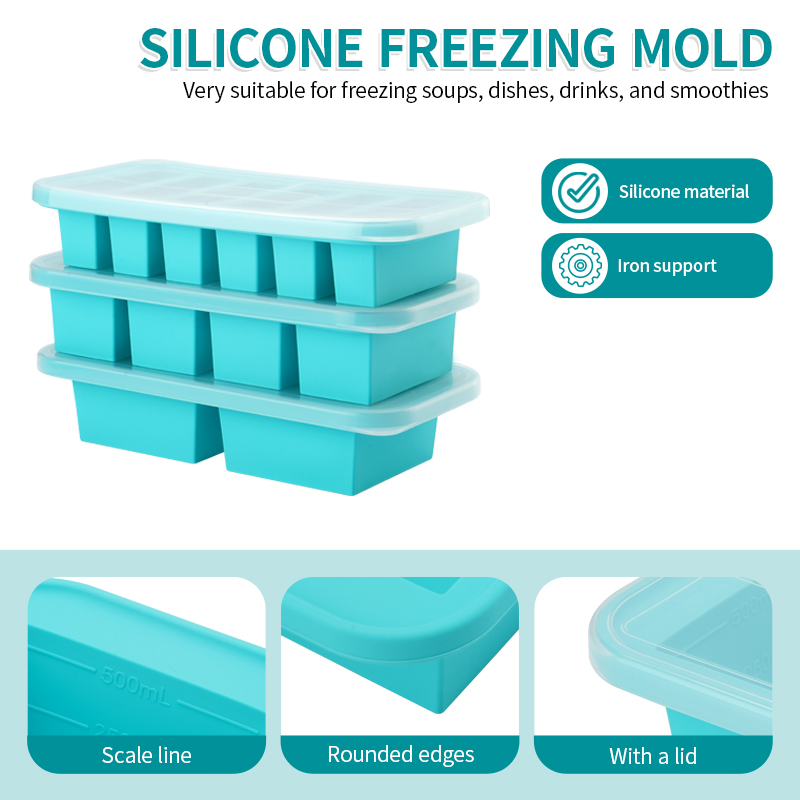 2 veya 3 parçalı silikon dondu - Meal Prep Freezer incelemesi ve fiyatı