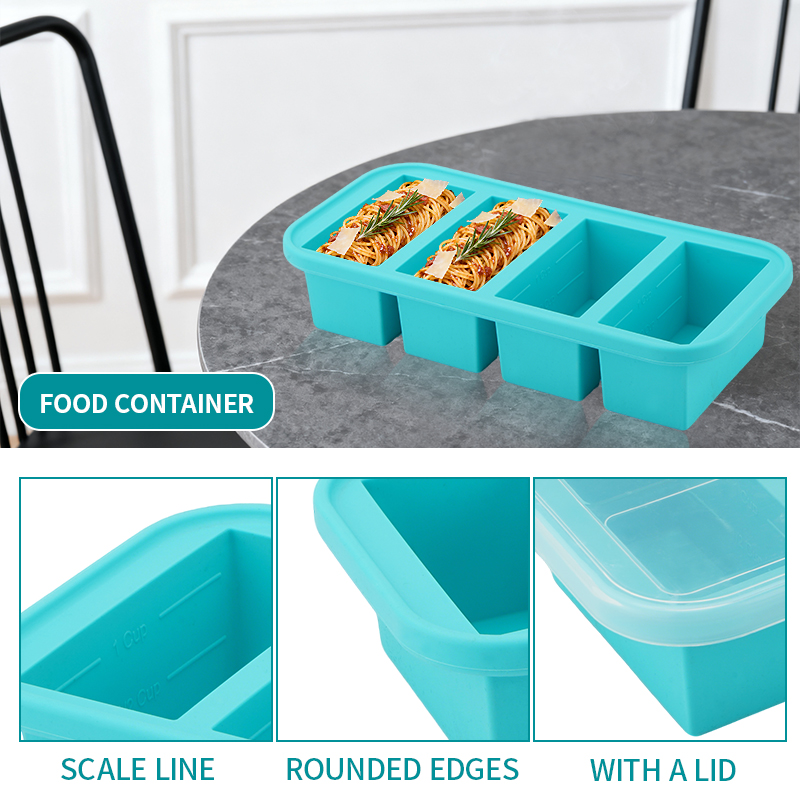2 veya 3 parçalı silikon dondu - Meal Prep Freezer incelemesi ve fiyatı