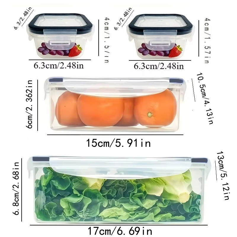 8 Parça Set, 4 Kap ve 4 Kapak  - Meal Prep Tupperware incelemesi ve fiyatı