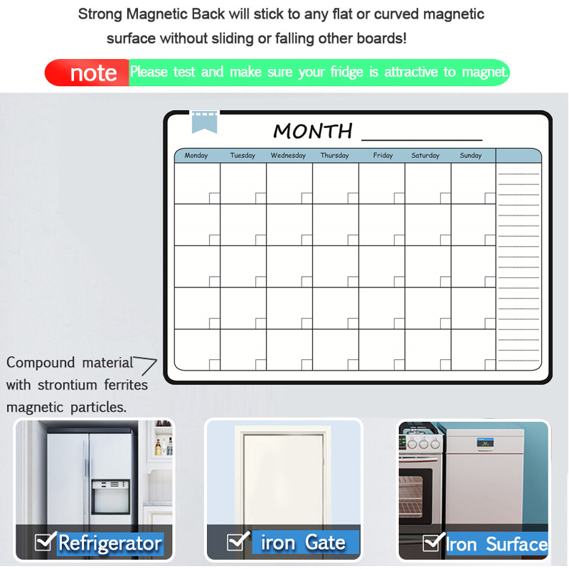A3 Boyutu Manyetik Aylık Hafta - Meal Prep Planner incelemesi ve fiyatı