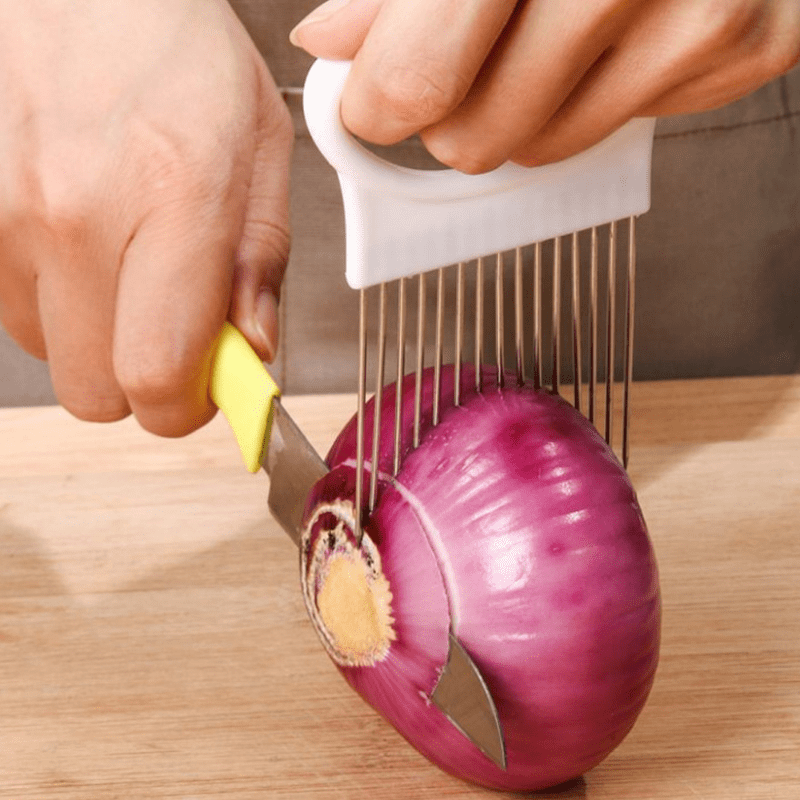 1/4 adet paslanmaz çelik soğan - Onion Holder Slicer incelemesi ve fiyatı