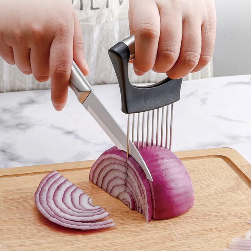 Paslanmaz Çelik Soğan Dilimley - Onion Holder Slicer incelemesi ve fiyatı