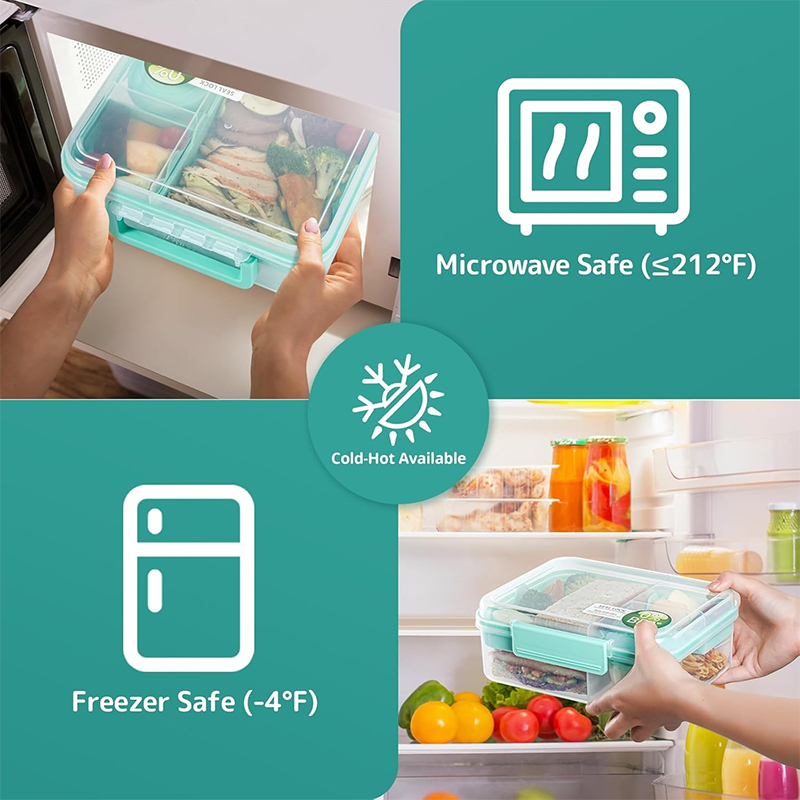 4 Bölmeli Sızdırmaz Bento Öğle - Meal Prep Meal Ideas incelemesi ve fiyatı