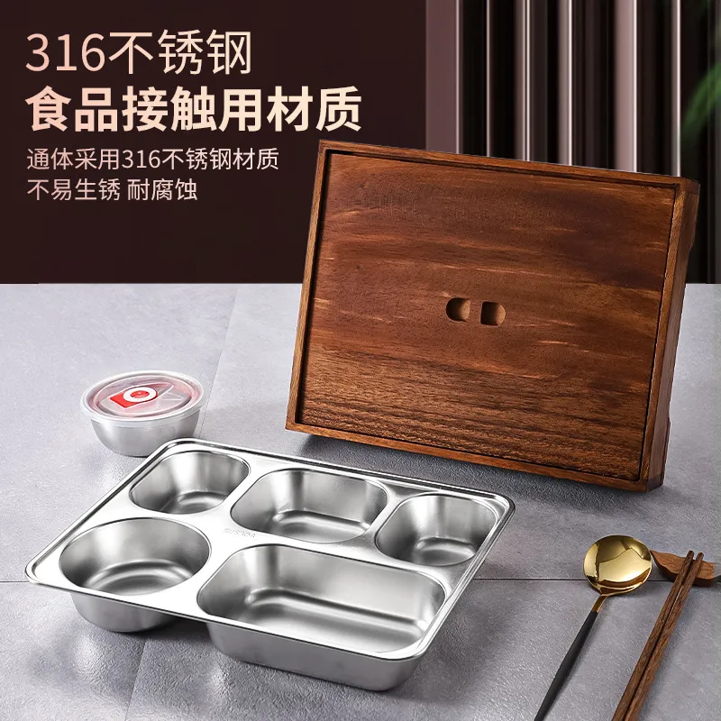 Bölmeli Yemek Tabağı ile Siyah - Meal Prep Korean incelemesi ve fiyatı
