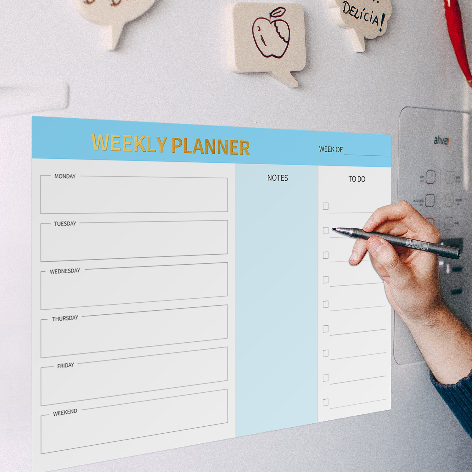 Manyetik Haftalık Planlayıcı B - Meal Prep Planner incelemesi ve fiyatı