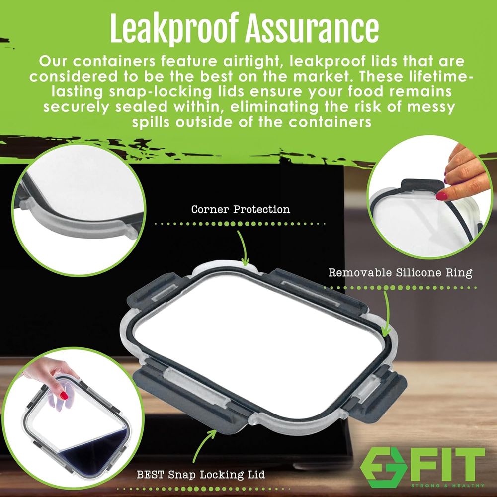 Yemek Hazırlama Kapları, 2 ve  - Meal Prep Oven Safe Containers incelemesi ve fiyatı