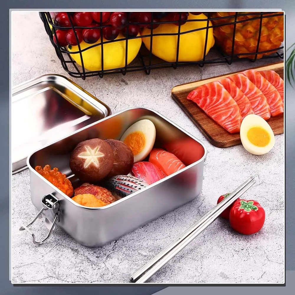 Paslanmaz Çelik Bento Kutusu M - Meal Prep Tupperware incelemesi ve fiyatı